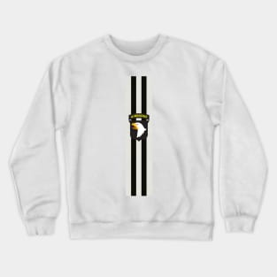 D-Day Stripes with 101st Airborne Patch Crewneck Sweatshirt